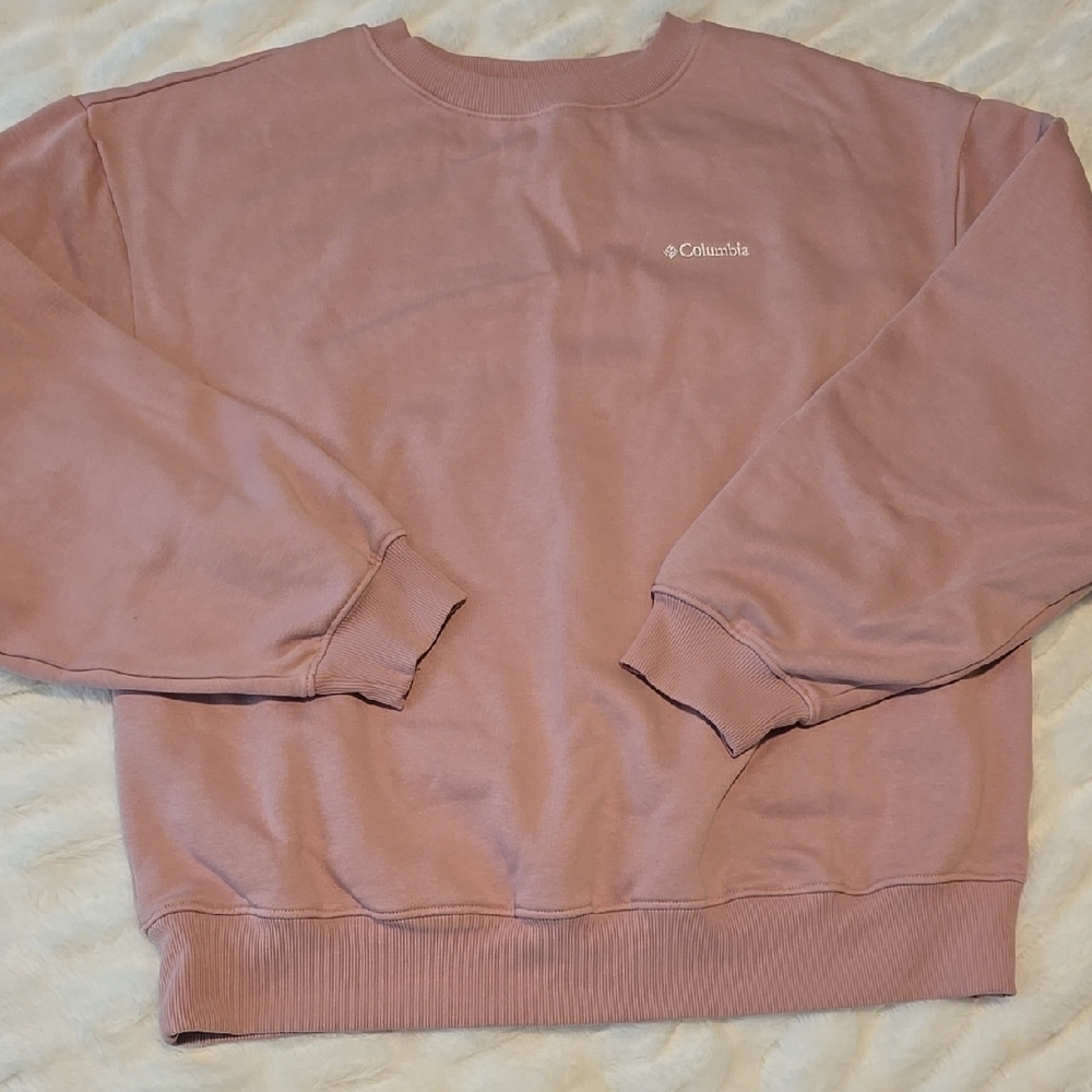 Columbia Women's Dusty Rose Crewneck Sweatshirt